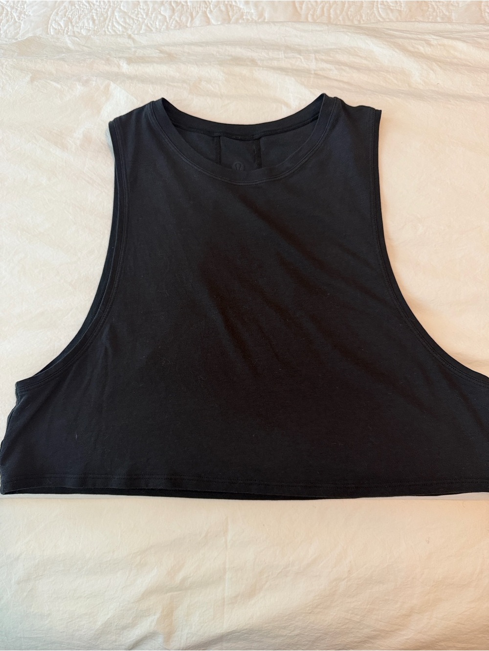 Lululemon Essential Tank Pleated *Jersey Black Tank Top